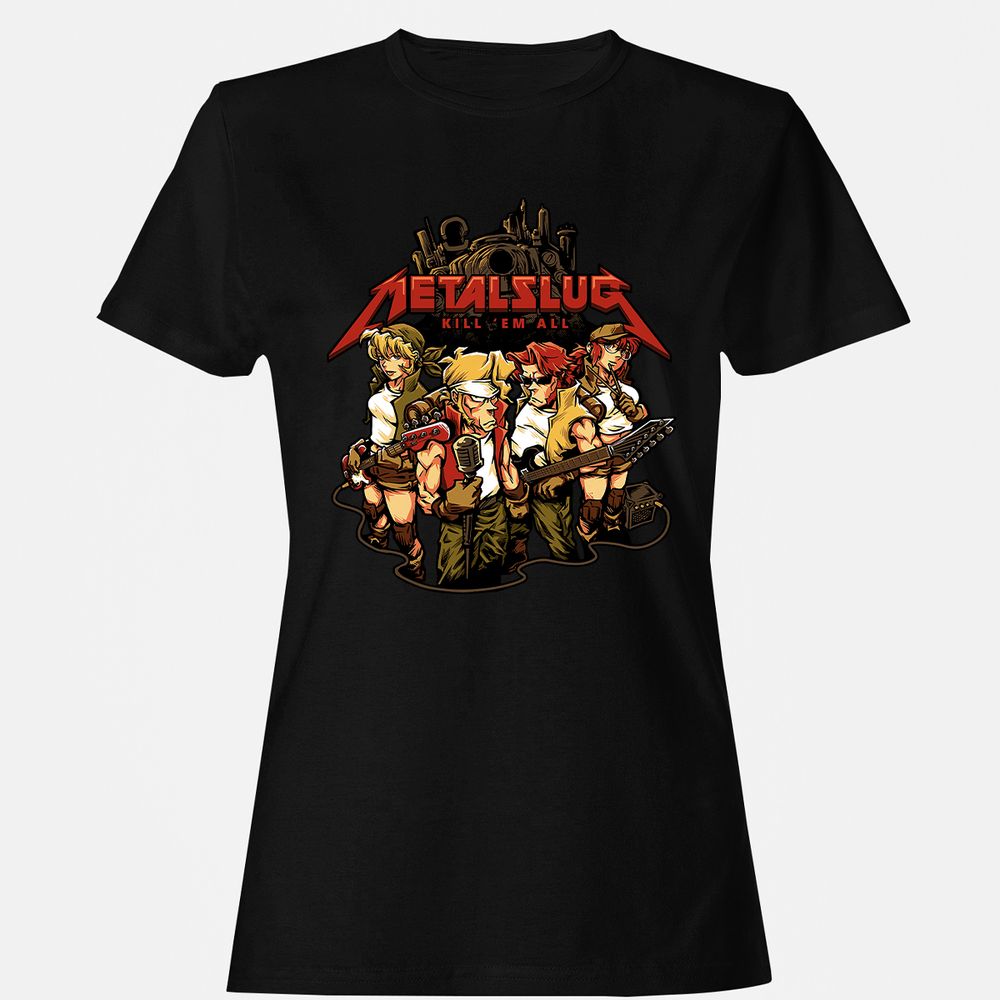 Women's T-Shirt - 6LNS31JZ - Black - 1