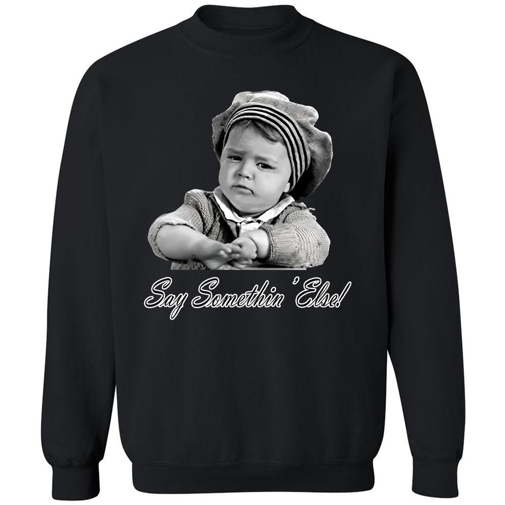 Classic Unisex Sweatshirt - H79LYBXX - Black - 1