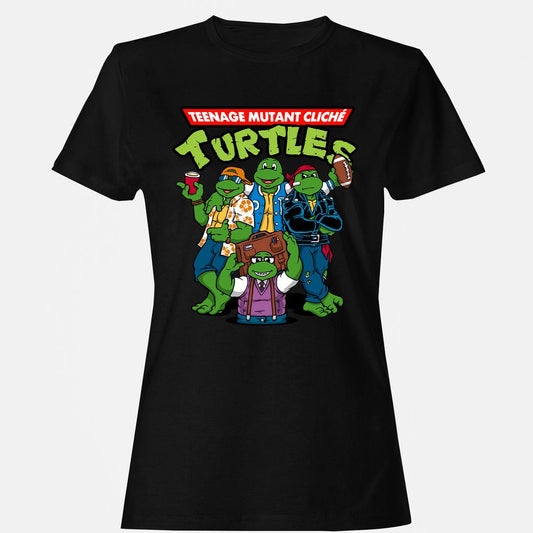 Women's T-Shirt - E8X6KG7S - Black - 1