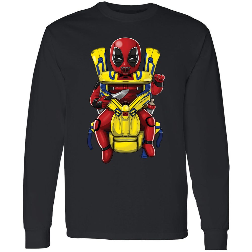 Long Sleeve T-Shirt - XKJLWVEK - Black - 1