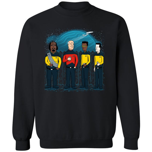 Classic Unisex Sweatshirt - EBF8JKUM - Black - 1