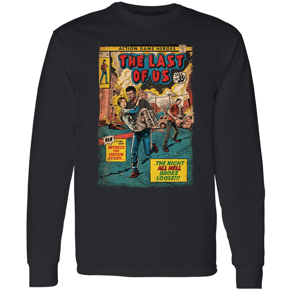 Long Sleeve T-Shirt - GR8HG68S - Black - 1