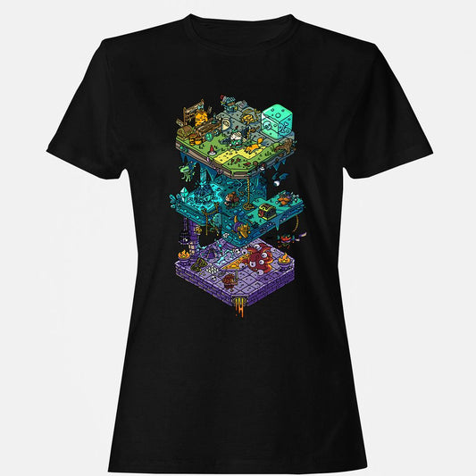 Women's T-Shirt - 591ELRKZ - Black - 1