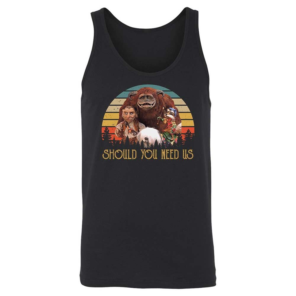 Unisex Jersey Tank - N8RK6QES - Black - 1