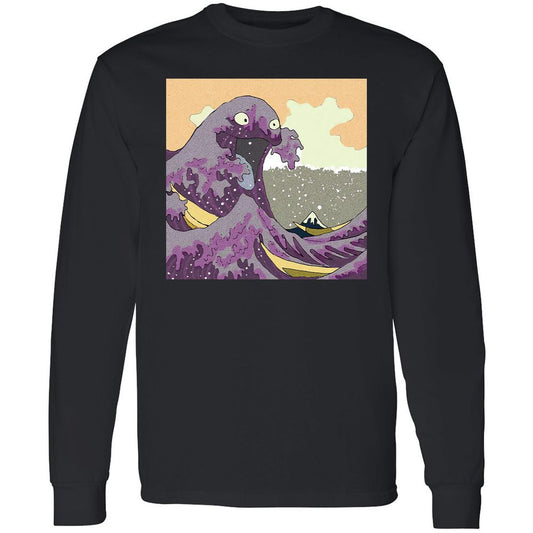 Long Sleeve T-Shirt - GB89DPKG - Black - 1