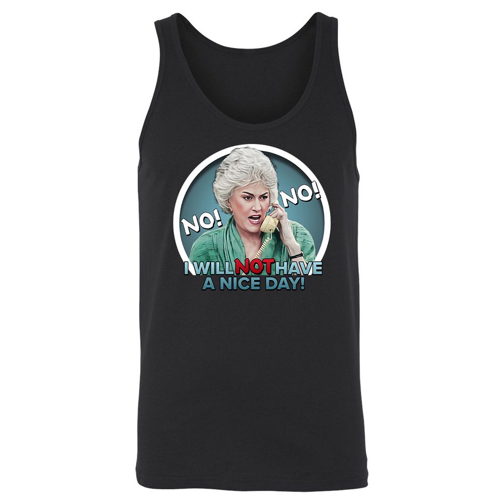 Unisex Jersey Tank - X4L1RA2Q - Black - 1