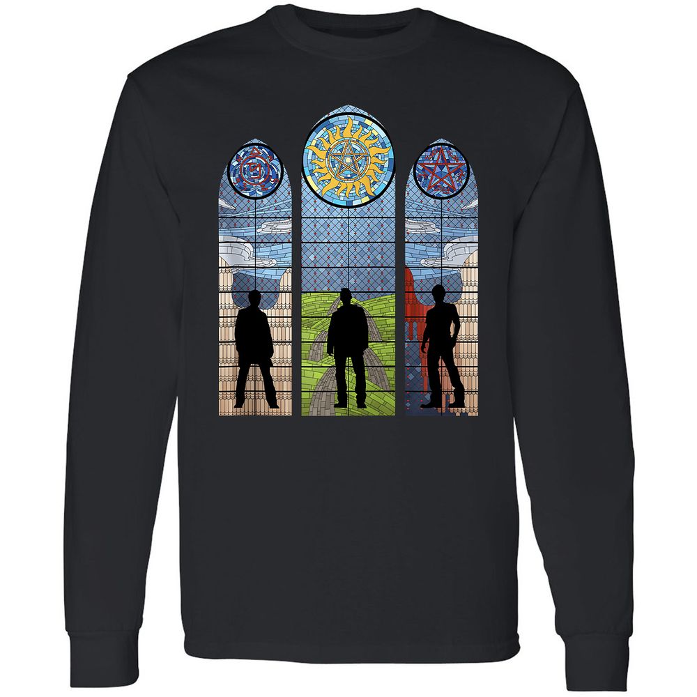 Long Sleeve T-Shirt - YDJK9U5Y - Black - 1