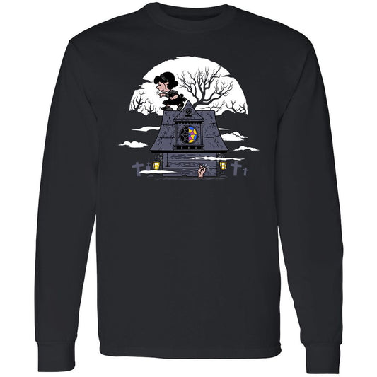 Long Sleeve T-Shirt - 3B6ZRV5Y - Black - 1