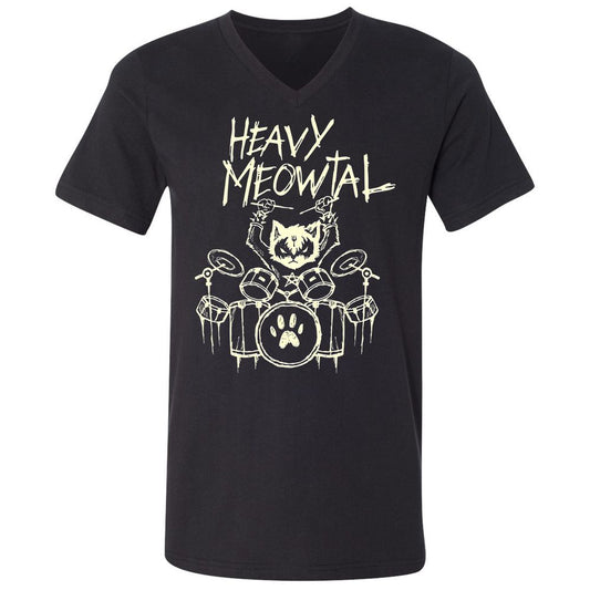 Unisex V-Neck T-Shirt - RU8Q6WCU - Black - 1