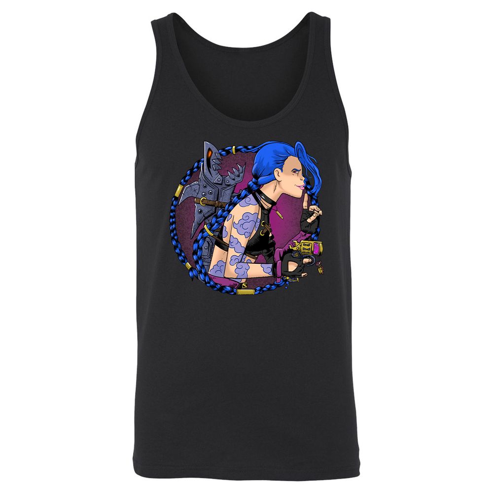 Unisex Jersey Tank - 83F31PBF - Black - 1