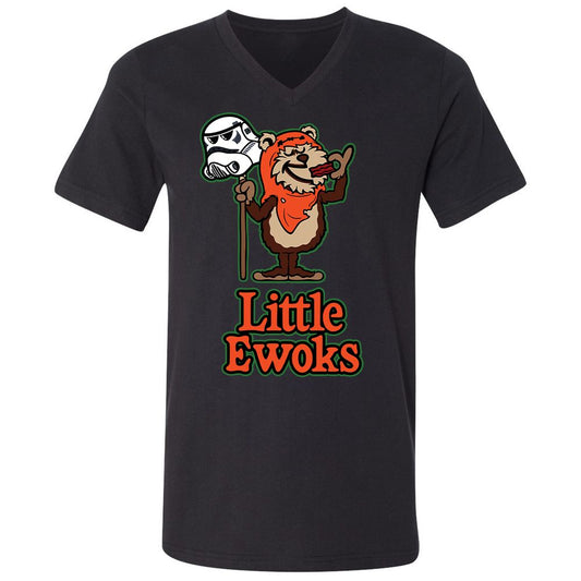 Unisex V-Neck T-Shirt - U4CDFAC2 - Black - 1