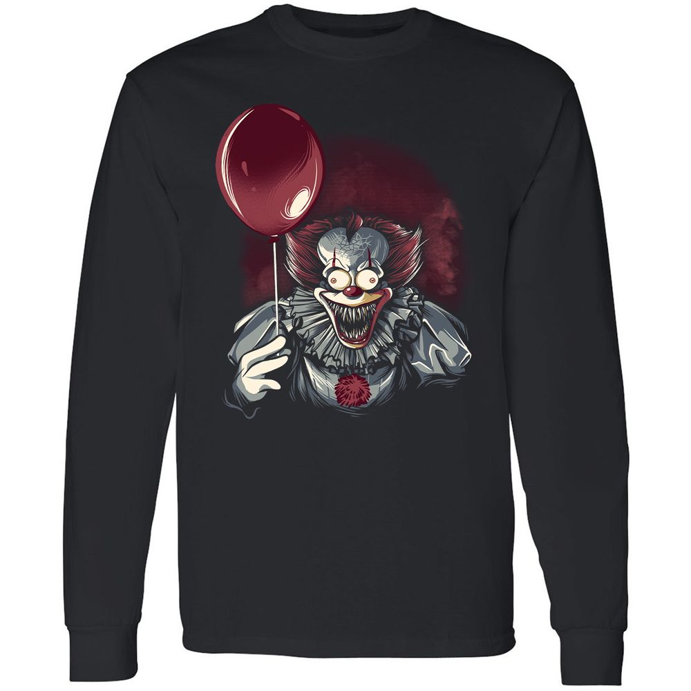 Long Sleeve T-Shirt - YLFMV9U3 - Black - 1