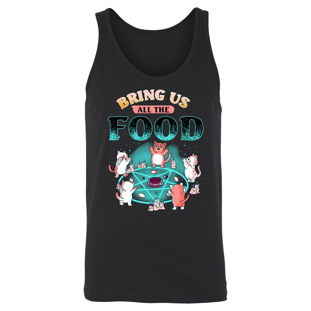 Unisex Jersey Tank - AANFDARV - Black - 1