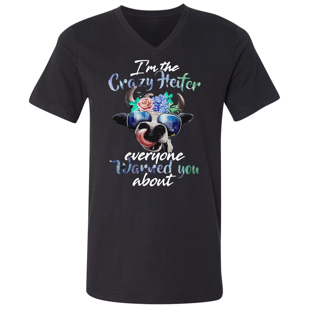 Unisex V-Neck T-Shirt - PVCWQ5AP - Black - 1