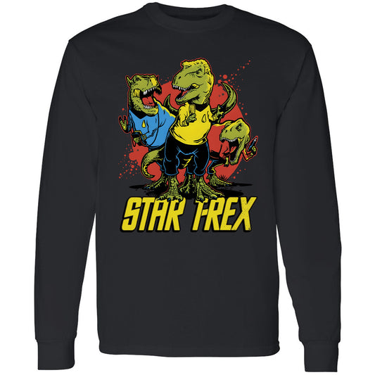 Long Sleeve T-Shirt - M5W7BJFZ - Black - 1