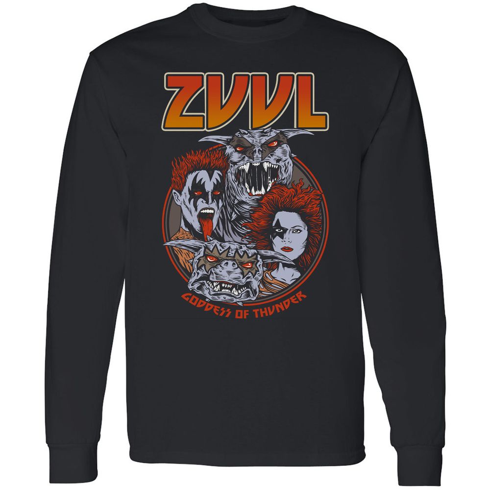 Long Sleeve T-Shirt - YES7ZBEQ - Black - 1