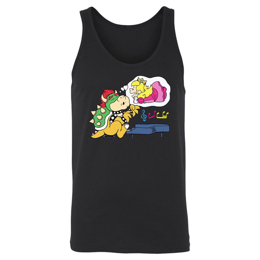 Unisex Jersey Tank - 59UK9G3X - Black - 1
