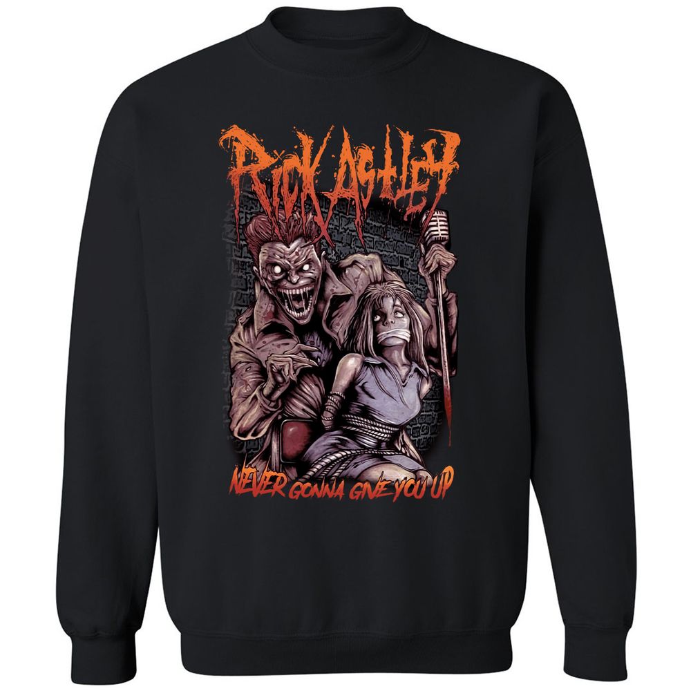 Classic Unisex Sweatshirt - AMLSCD9W - Black - 1