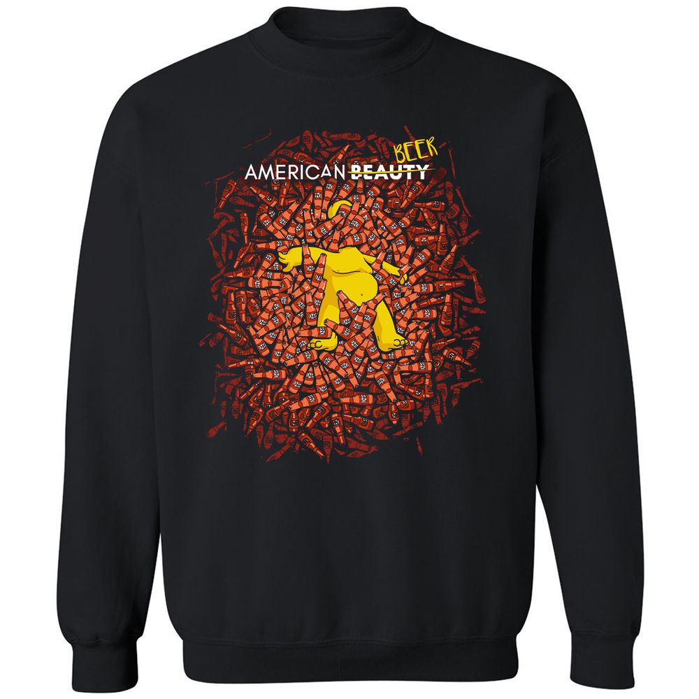 Classic Unisex Sweatshirt - KQEU8CWX - Black - 1