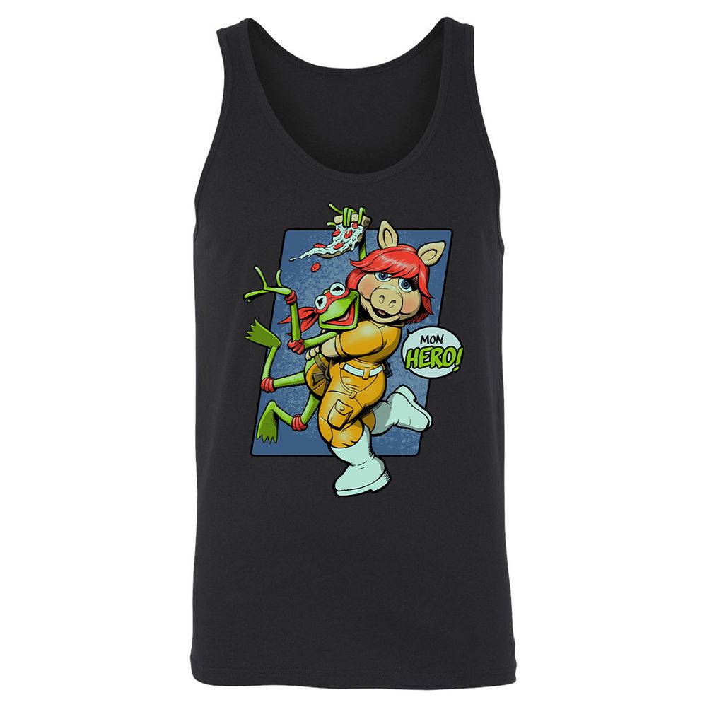 Unisex Jersey Tank - 3PT34J58 - Black - 1