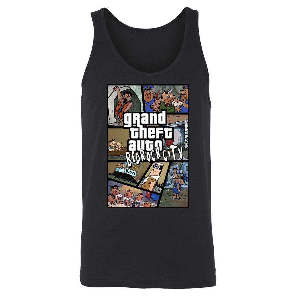 Unisex Jersey Tank - PGQ5ARSY - Black - 1