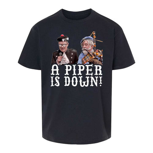 Kids T-Shirt - DTR45B8G - Black - 1