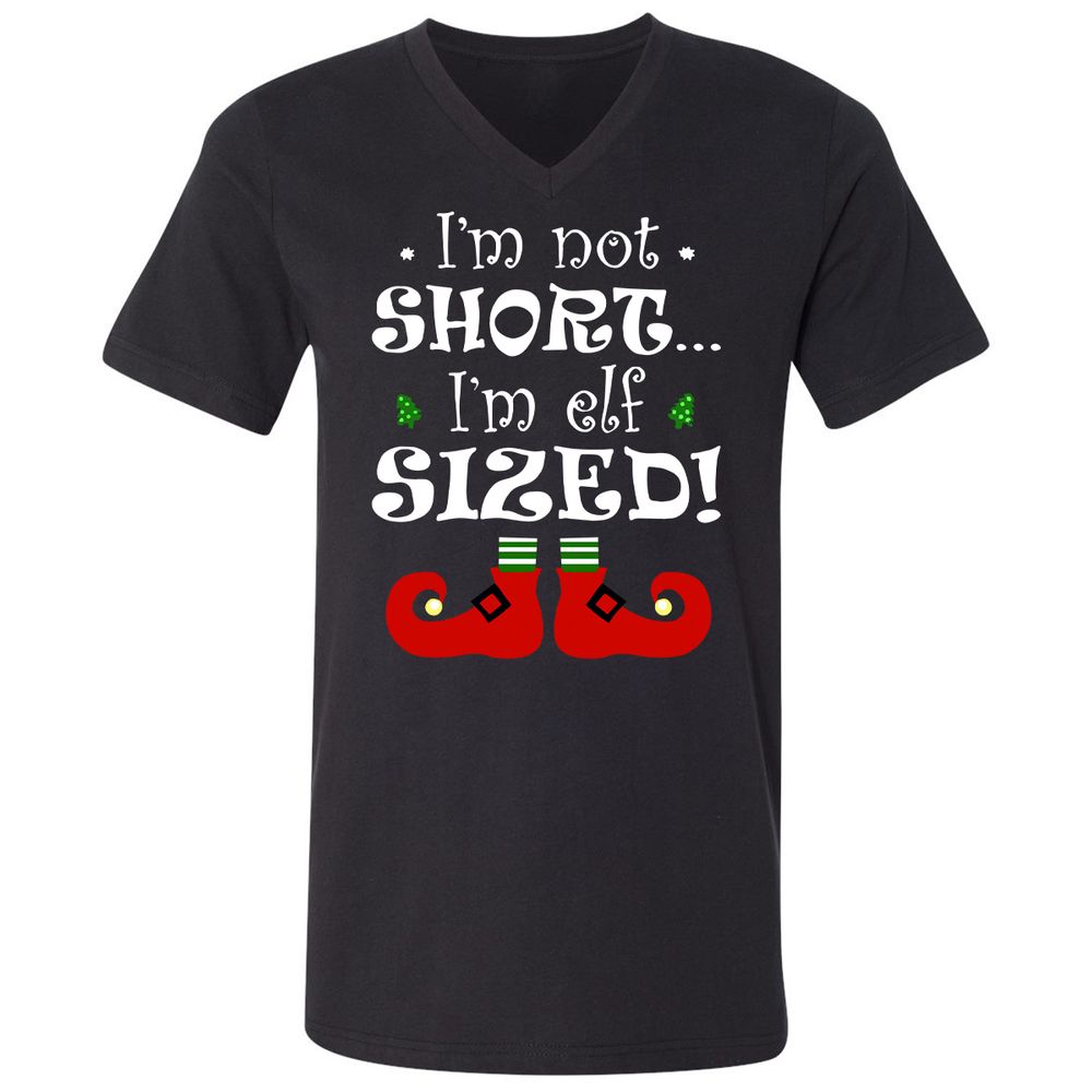 Unisex V-Neck T-Shirt - 285YPQSE - Black - 1