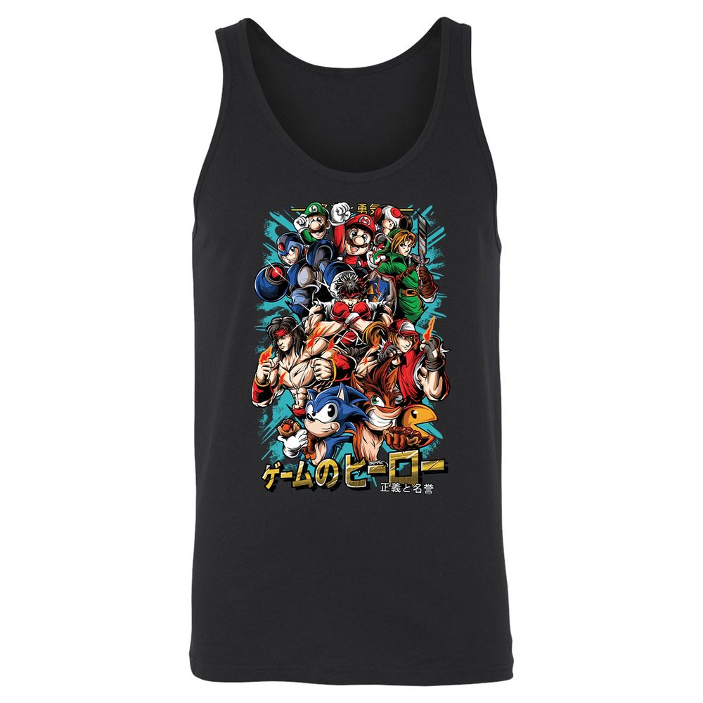 Unisex Jersey Tank - Y8NUW8SC - Black - 1