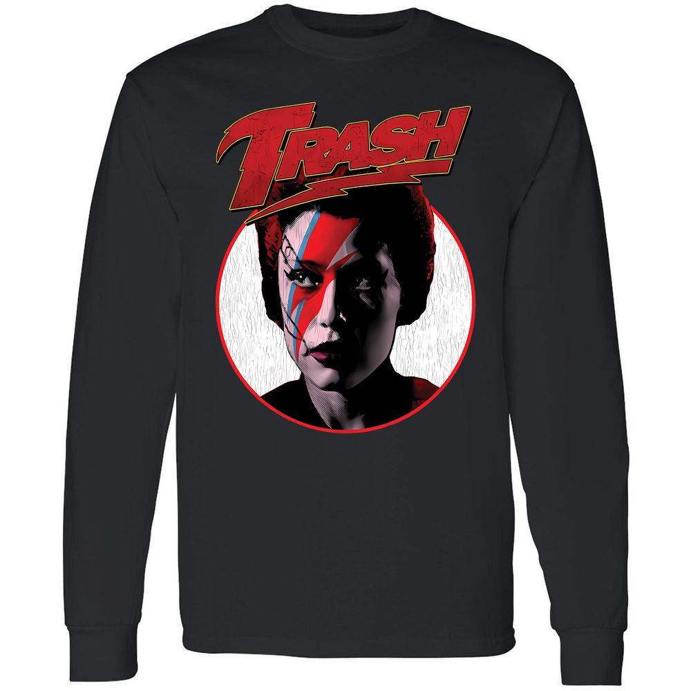 Long Sleeve T-Shirt - 78BLAHGT - Black - 1