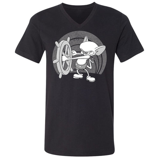 Unisex V-Neck T-Shirt - S1ASR1KT - Black - 1