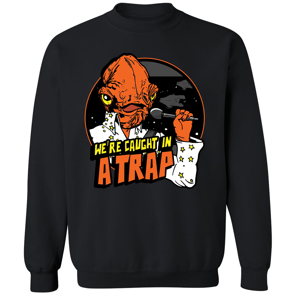 Classic Unisex Sweatshirt - 3XNXZMHN - Black - 1