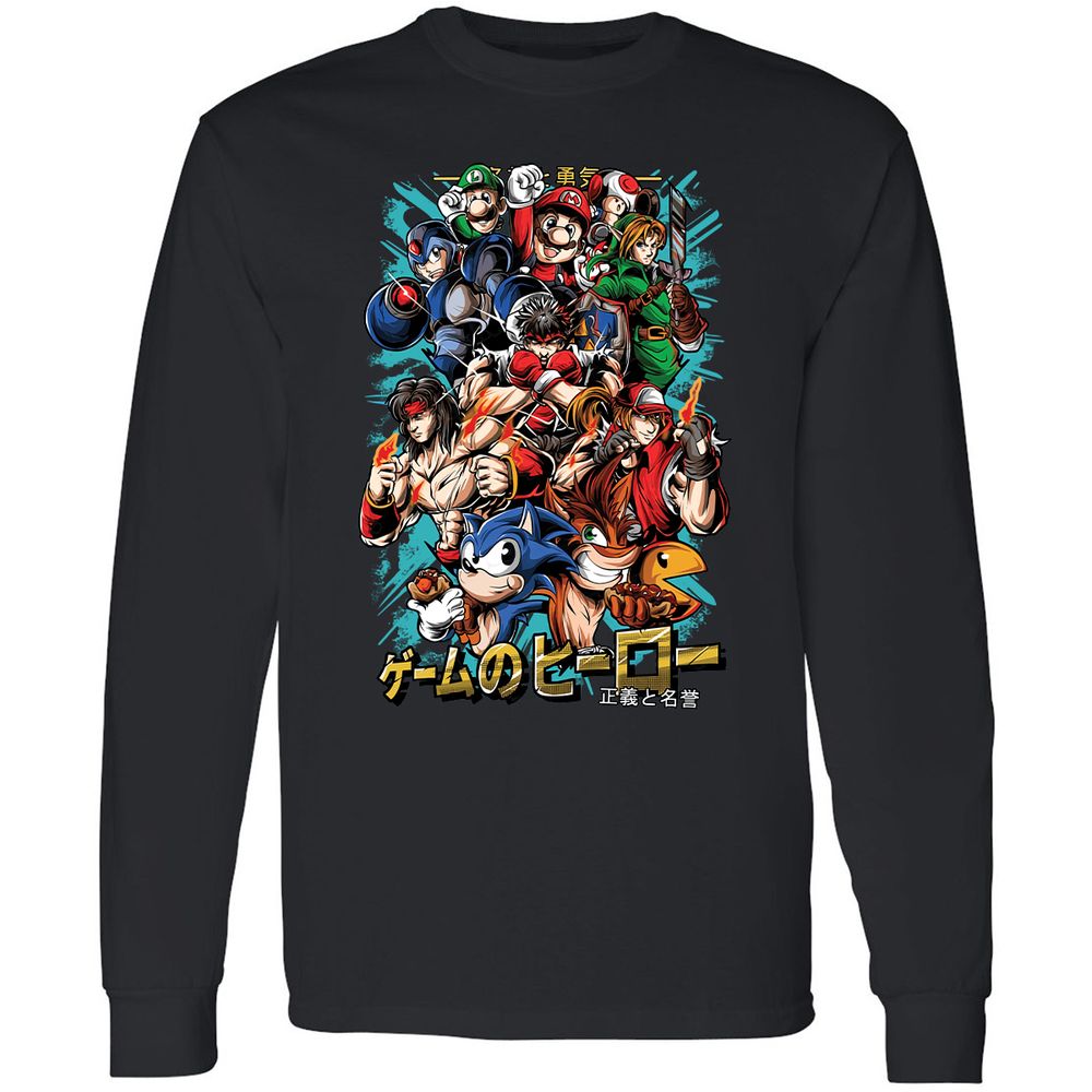 Long Sleeve T-Shirt - MCNPJ5W3 - Black - 1