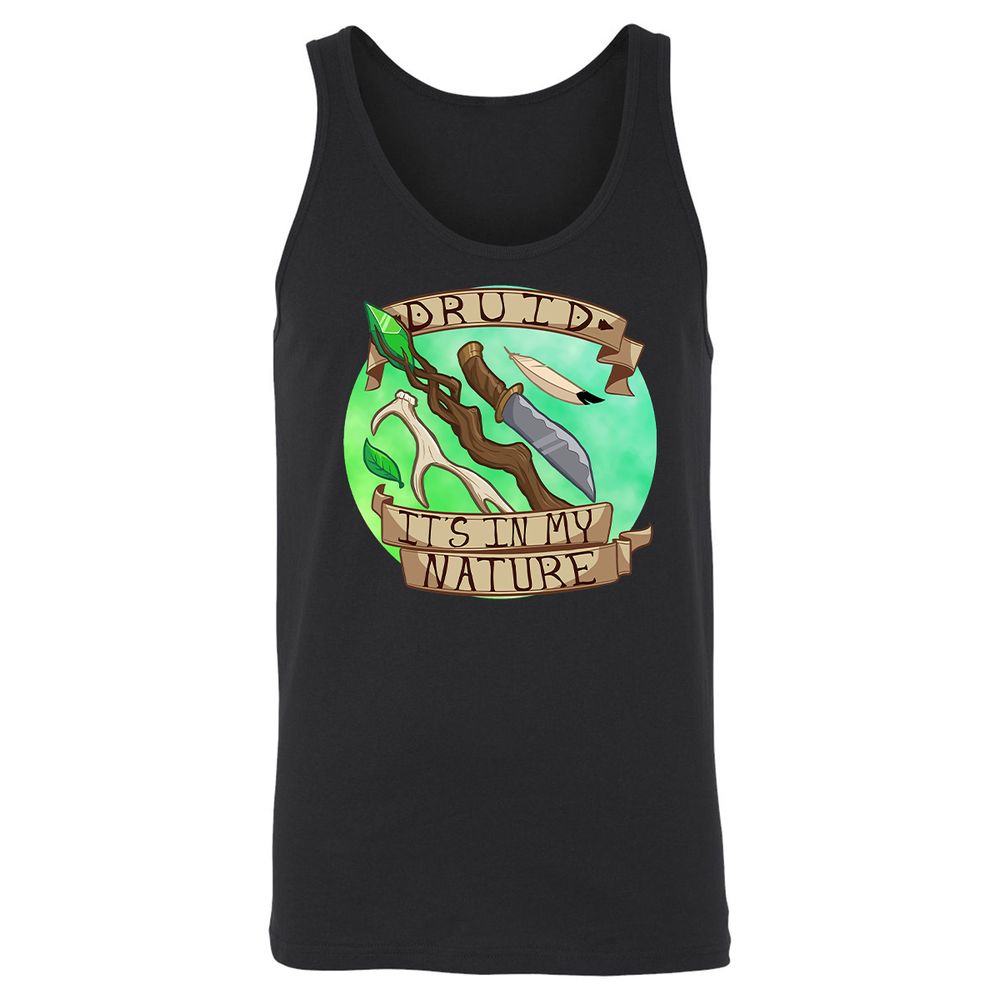 Unisex Jersey Tank - ASDJSX66 - Black - 1