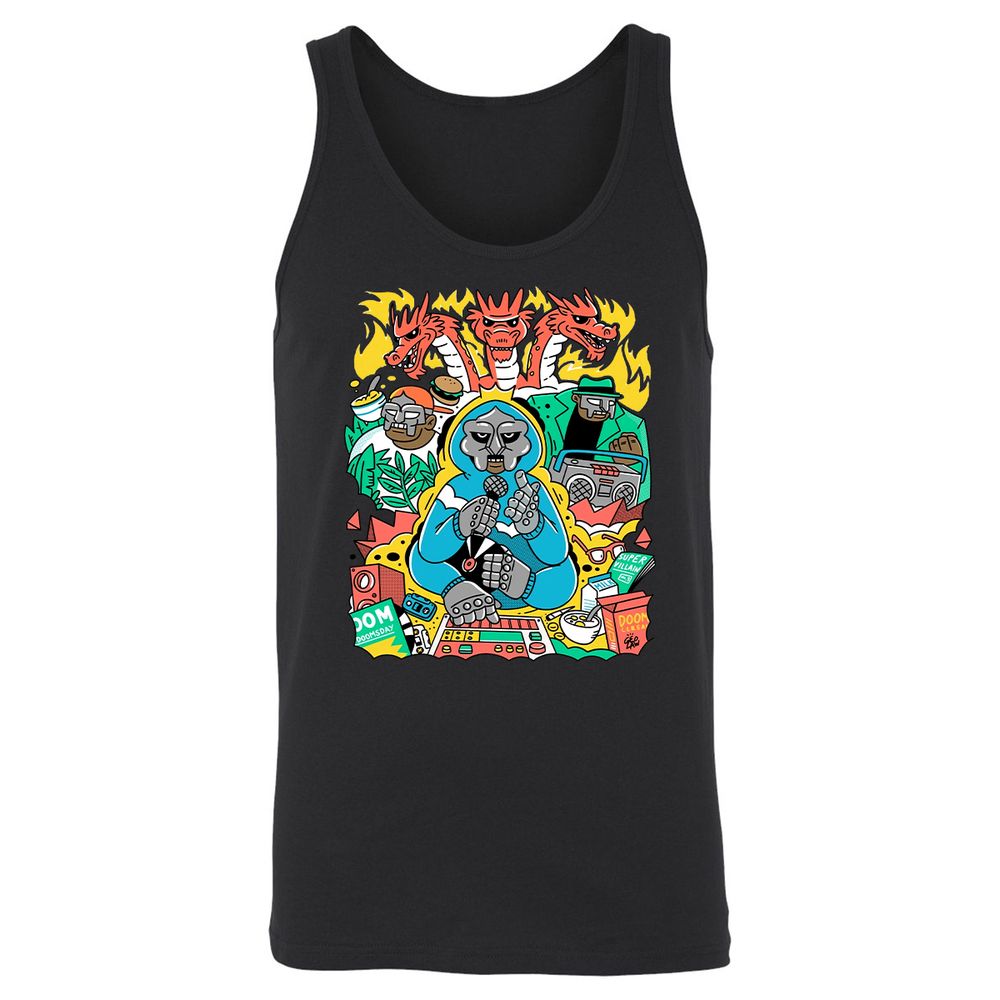 Unisex Jersey Tank - 54YZ39PN - Black - 1