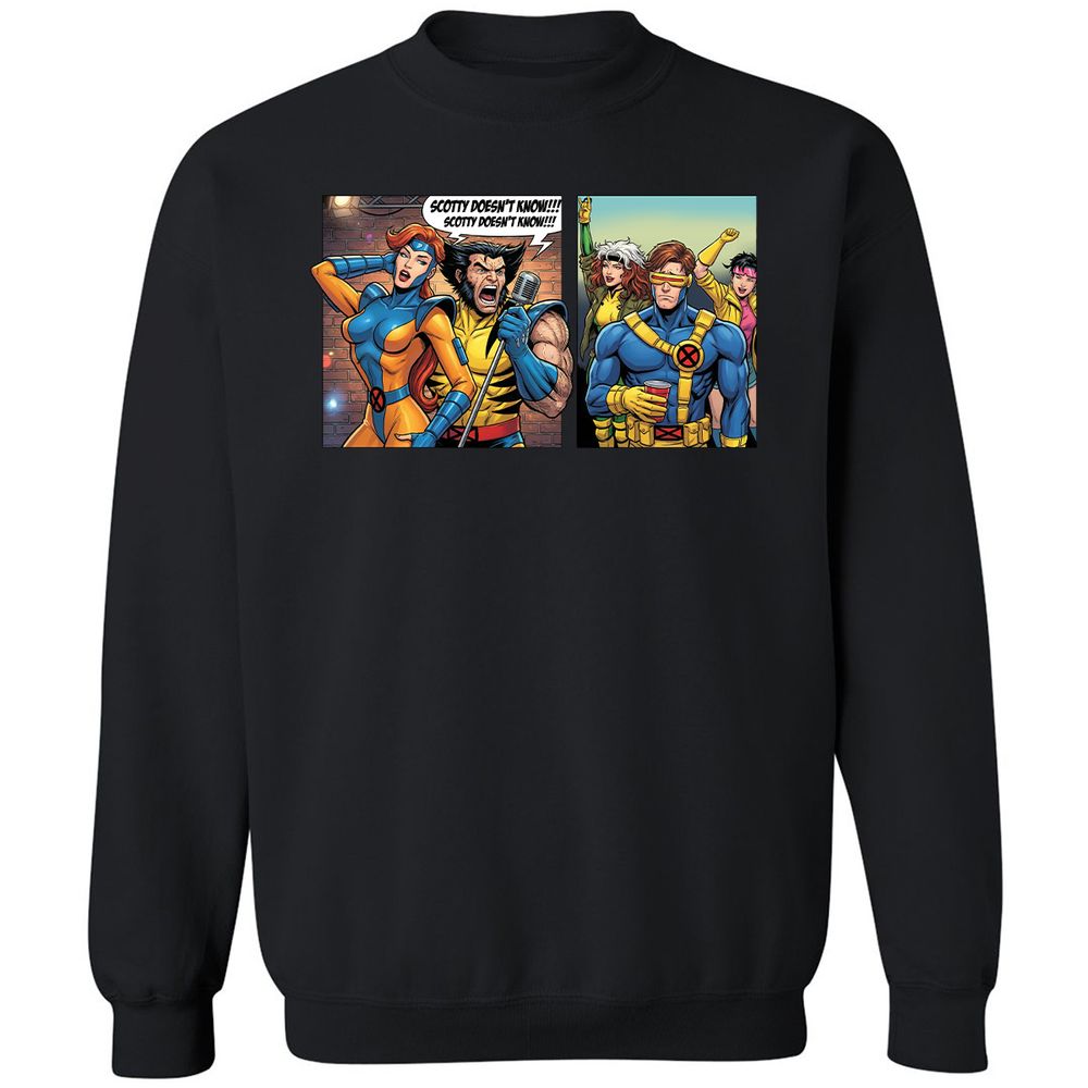 Classic Unisex Sweatshirt - T7GFHYMX - Black - 1