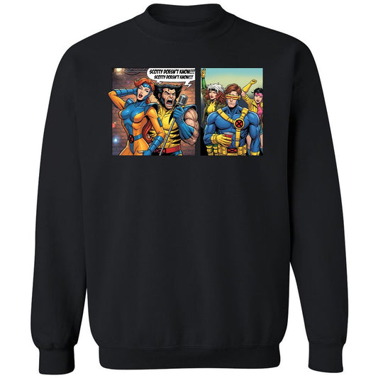 Classic Unisex Sweatshirt - T7GFHYMX - Black - 1