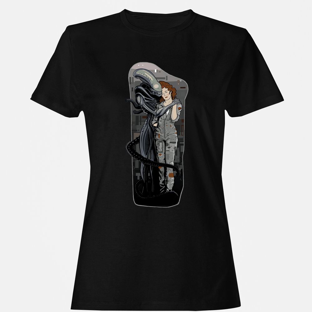 Women's T-Shirt - E9KK14VC - Black - 1
