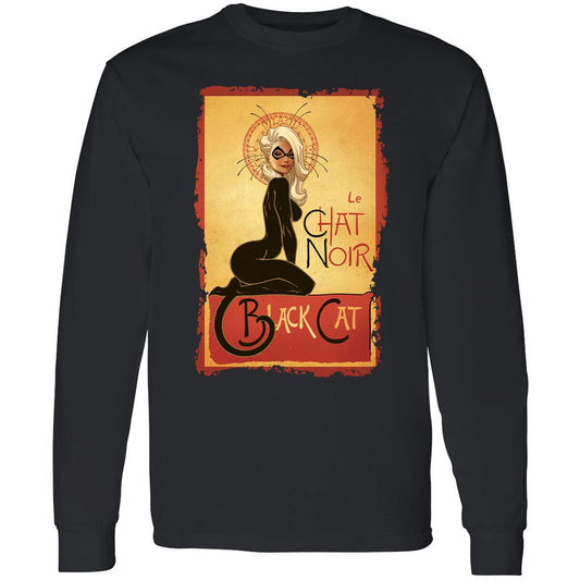 Long Sleeve T-Shirt - 3UJBZURZ - Black - 1