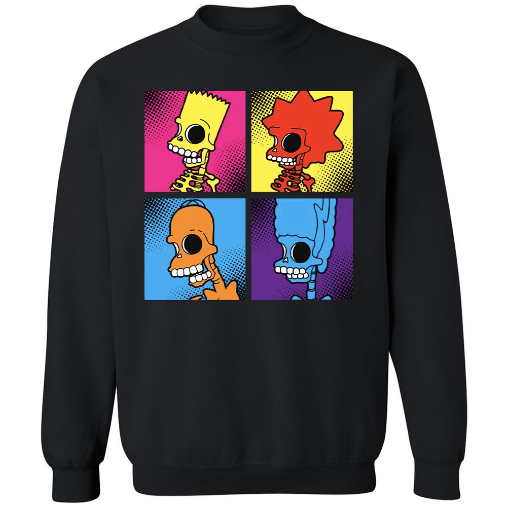 Classic Unisex Sweatshirt - SK8JE86K - Black - 1