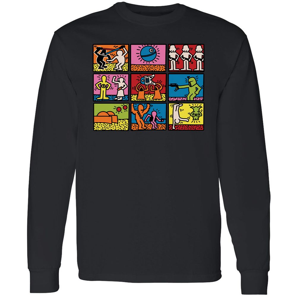 Long Sleeve T-Shirt - HAN7QM4A - Black - 1