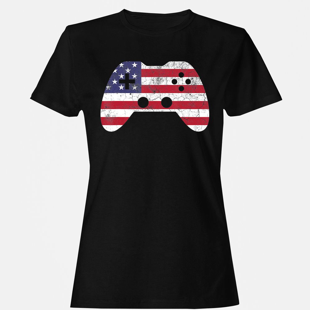 Women's T-Shirt - HMUECVE4 - Black - 1