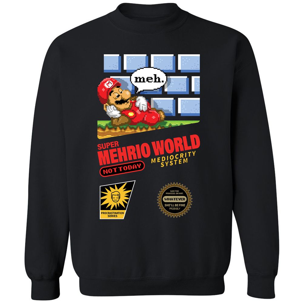 Classic Unisex Sweatshirt - 776W3FVS - Black - 1