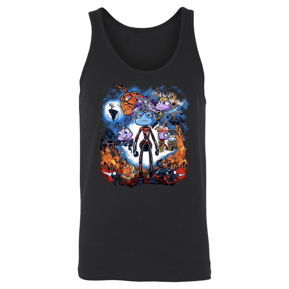 Unisex Jersey Tank - A4WPN2Z7 - Black - 1