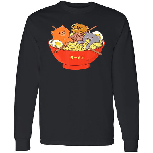 Long Sleeve T-Shirt - G89TFGZ7 - Black - 1