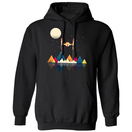 Classic Unisex Hoodie - 5XWJABFX - Black - 1