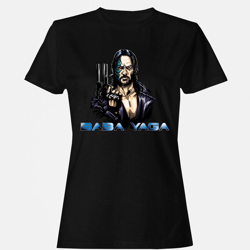 Women's T-Shirt - 4JQEEUAQ - Black - 1