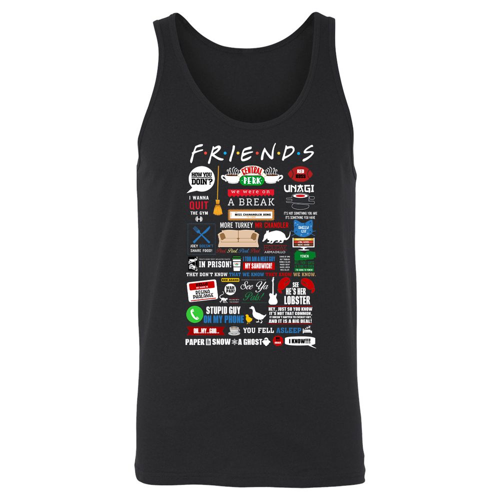 Unisex Jersey Tank - 1M29862G - Black - 1