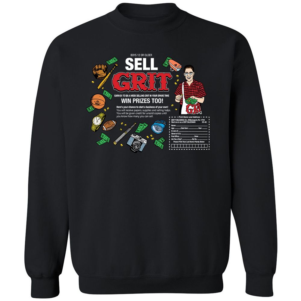 Classic Unisex Sweatshirt - 18ZCA36X - Black - 1