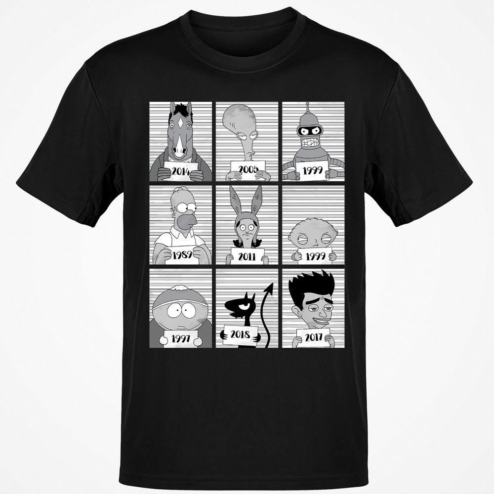 Classic Unisex T-Shirt - YS54VVJY - Black - 1