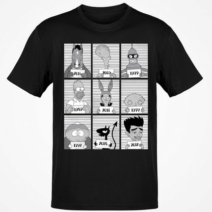 Classic Unisex T-Shirt - YS54VVJY - Black - 1